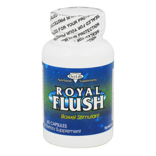Oxylife Royal Flush Capsules For Bowel Stimulant, 60 Ea